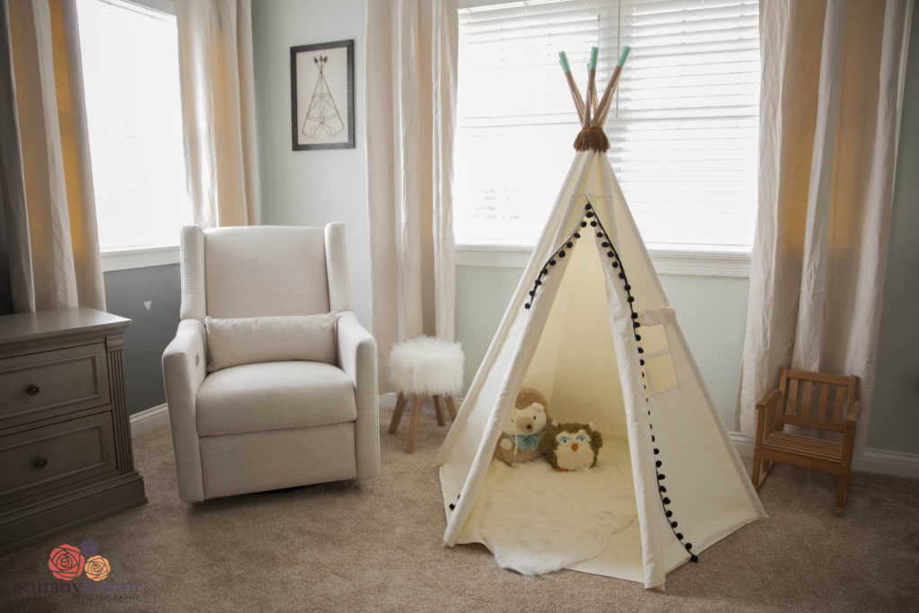 Gender Neutral Southwest Inspired Nursery with Teepee - Project Nursery