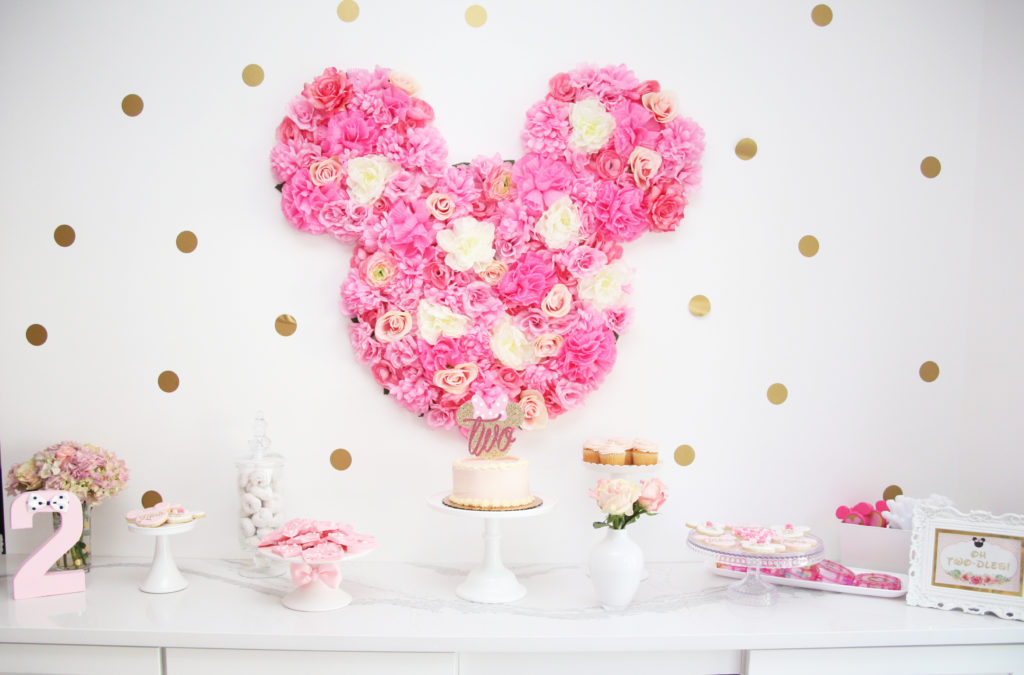 Readers Favorite Floral Minnie Mouse Birthday Party