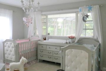 Boy/Girl Twin Elegant Nursery