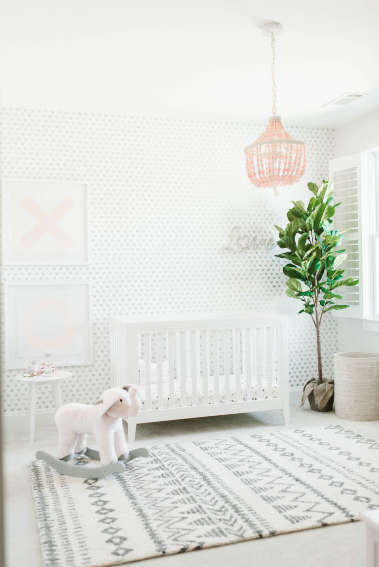 Pink and Gray XO Nursery - Project Nursery