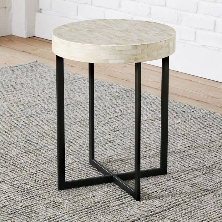 Side Table from West Elm Bone and Iron Accent Table