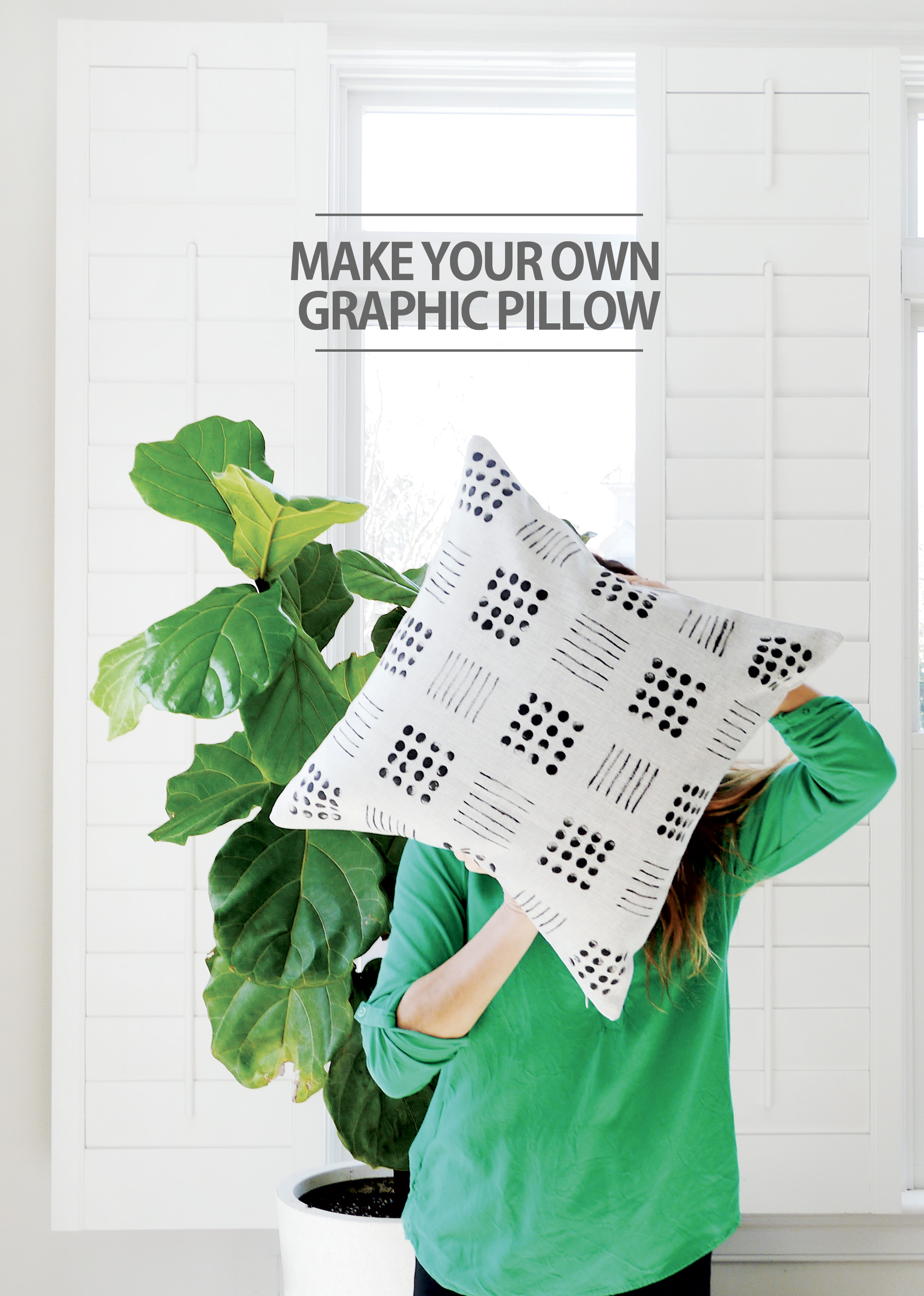 DIY Graphic Pillows Tutorial - Project Nursery