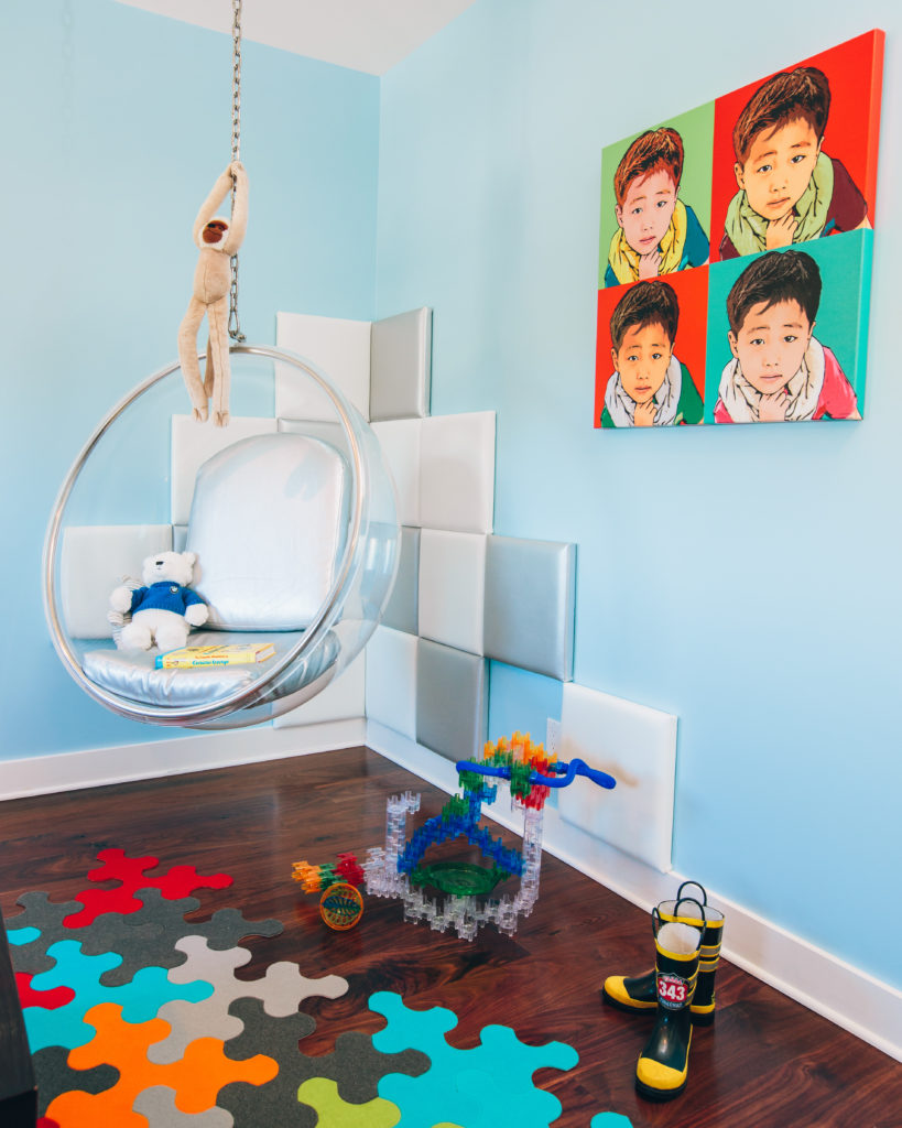 Hanging chair hotsell kids room