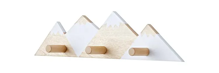 Mountain Range Wall Hook from The Land of Nod