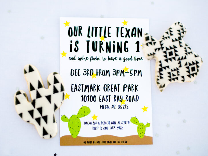 Texas Themed First Birthday Party