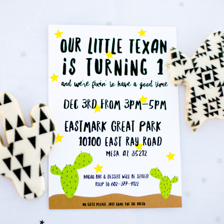 Texas Themed First Birthday Party