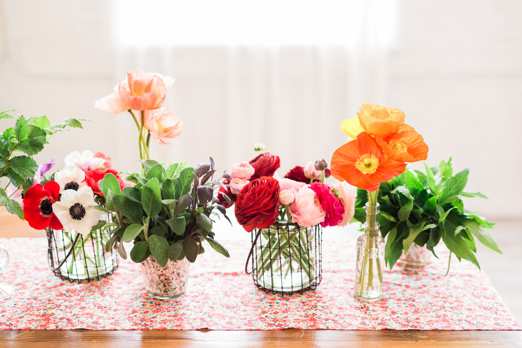 Flower Arrangements from Flower Crown Party - Project Nursery