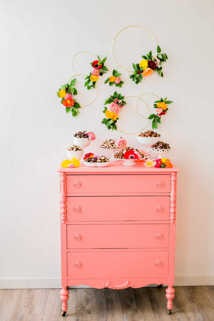 Flower Crown Party Dessert Table - Project Nursery