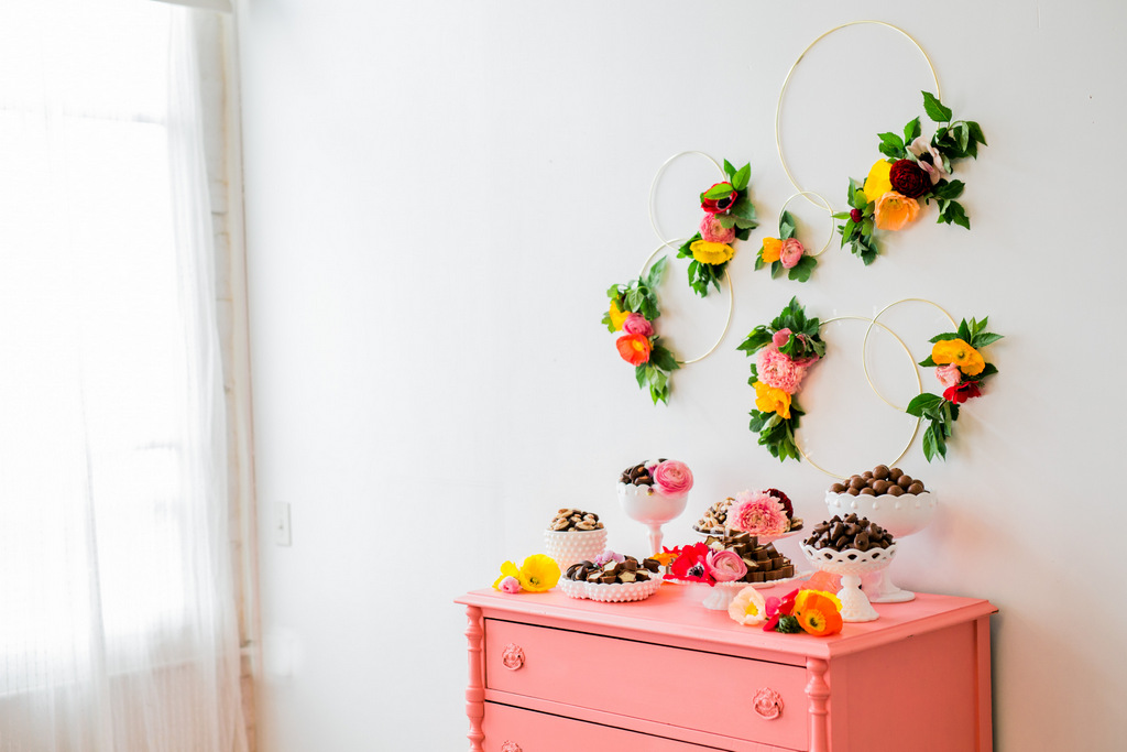 Flower Crown Party Dessert Table - Project Nursery