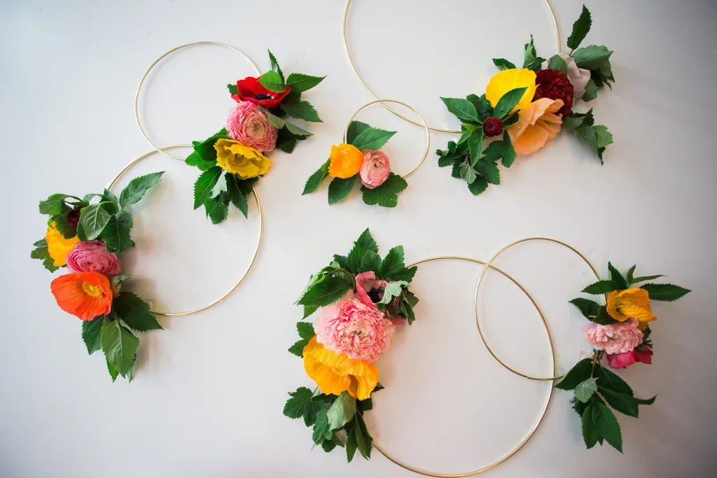 Flower Wreath Wall Decor - Project Nursery