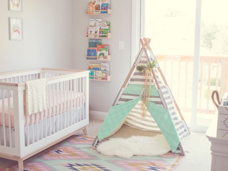 Boho Nursery with Teepee