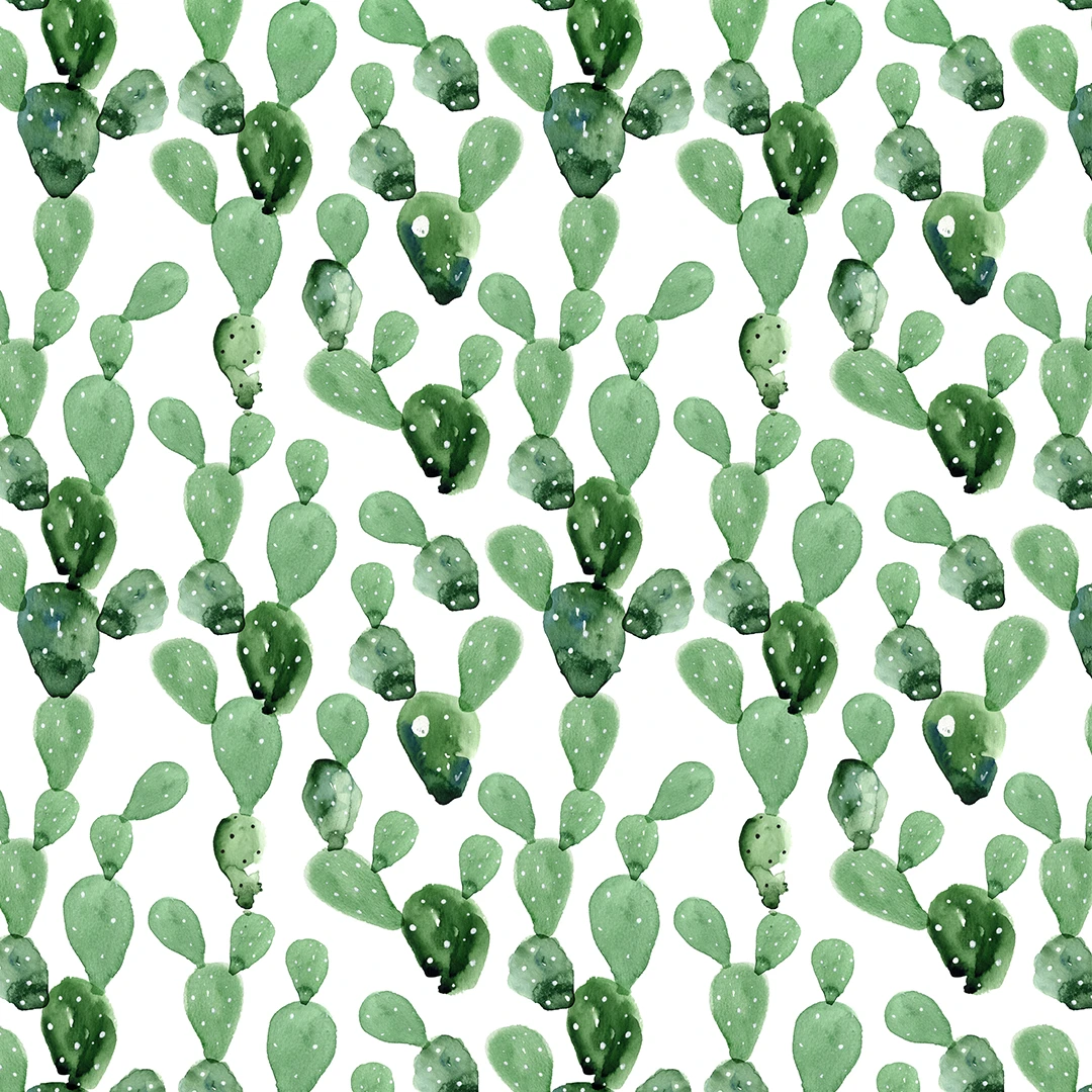 Cactus Watercolor Wallpaper - The Project Nursery Shop