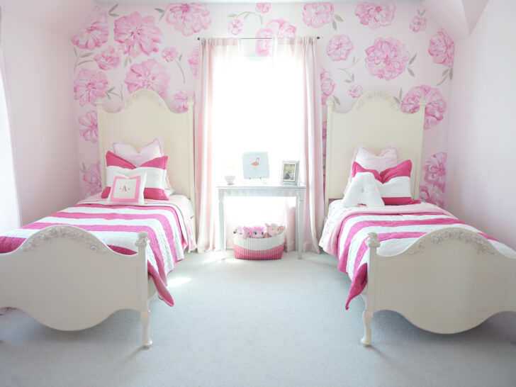 Floral Flamingo Bedroom