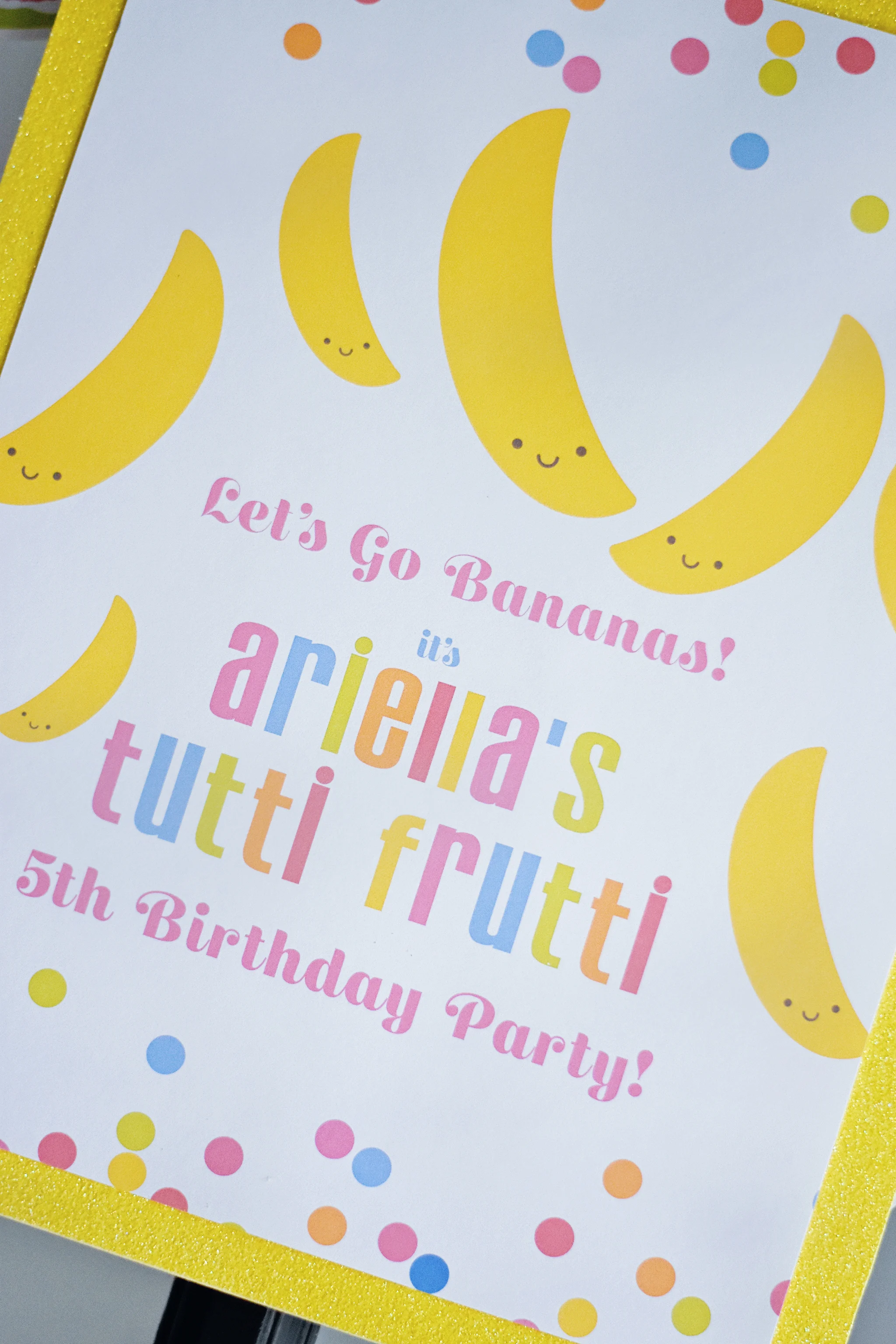 Let's Go Bananas Welcome Sign - Project Nursery