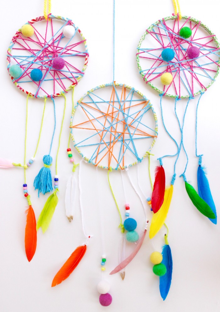 DIY Whimsical Dreamcatchers