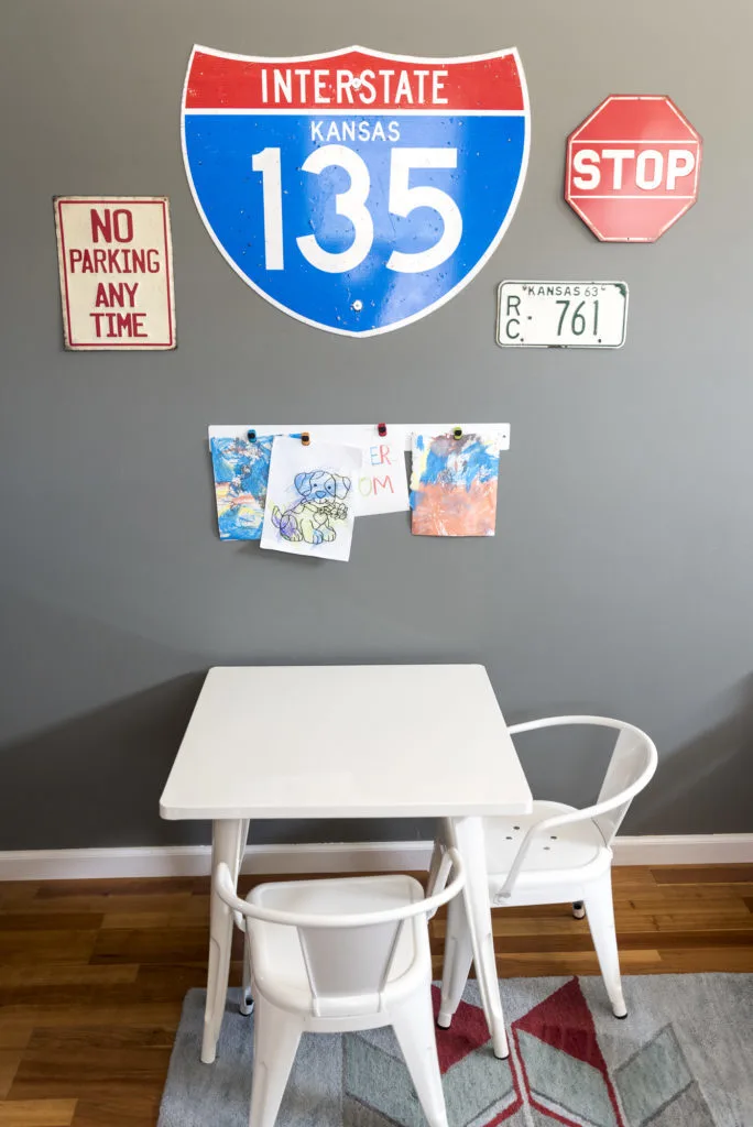 Planes Trains and Automobiles Themed Boy's Room Traffic Signs - Project Junior