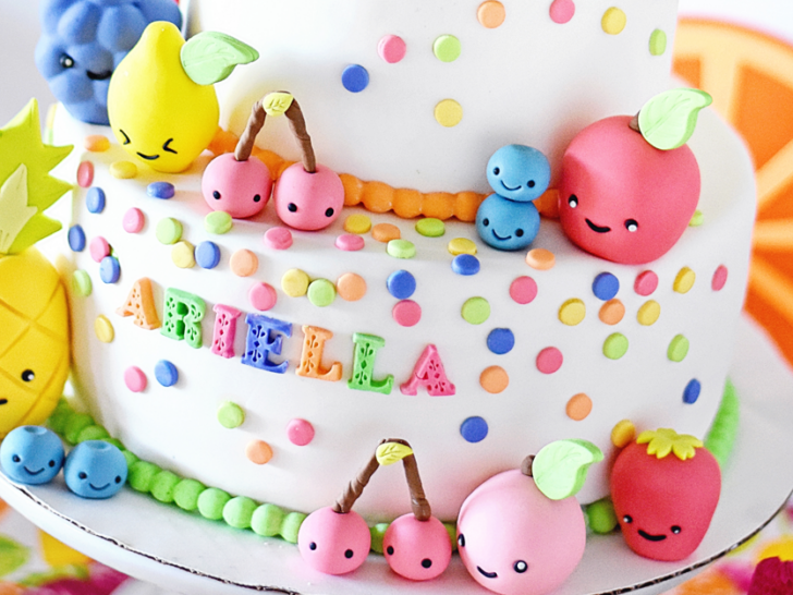 Tutti Frutti Kawaii Cake