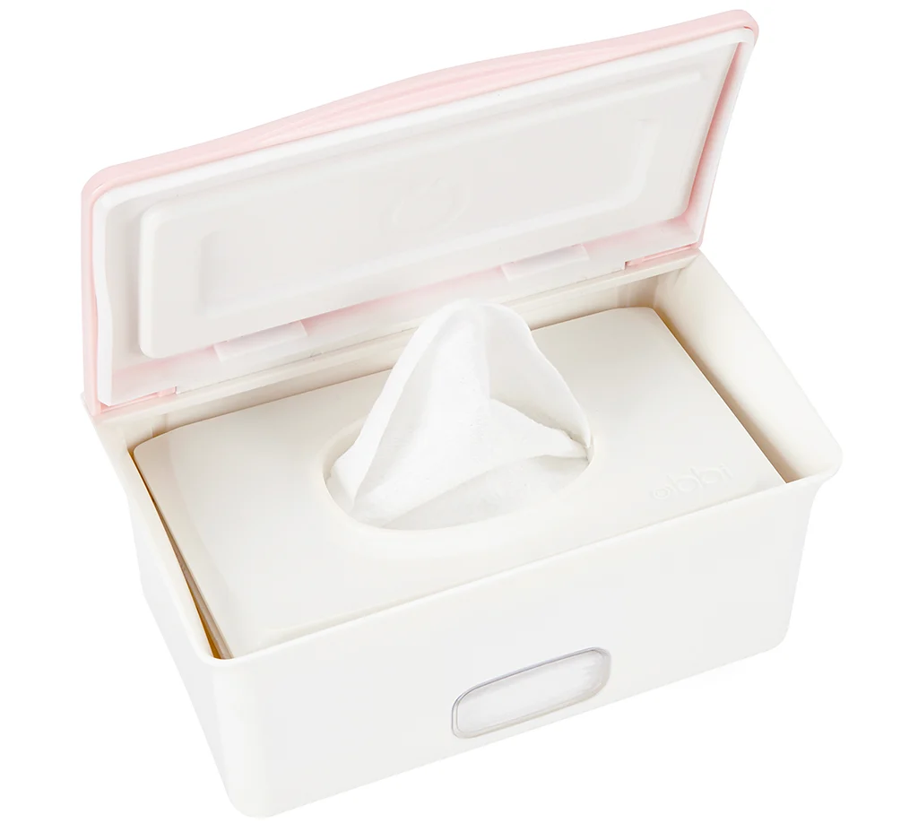 Ubbi Wipes Dispenser in Light Pink