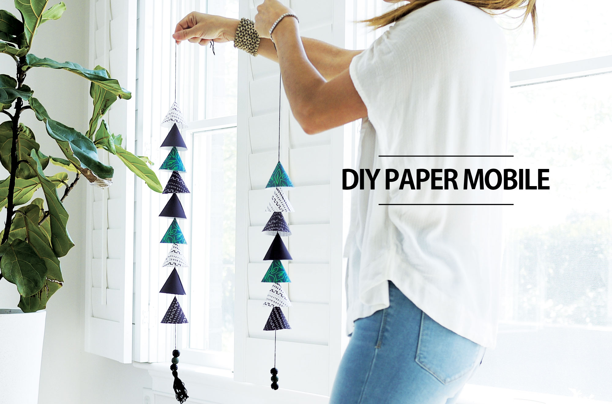 DIY Paper Mobile with Free Printable Template - Project Nursery