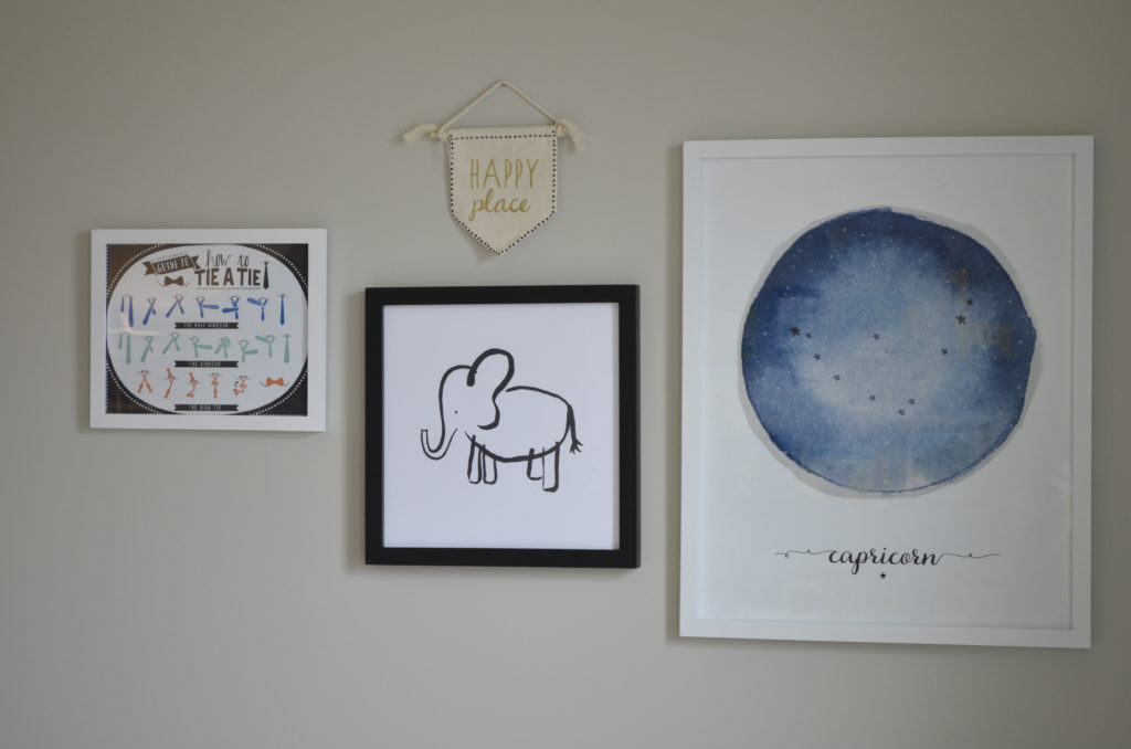 Modern Safari Nursery Gallery Wall - Project Nursery