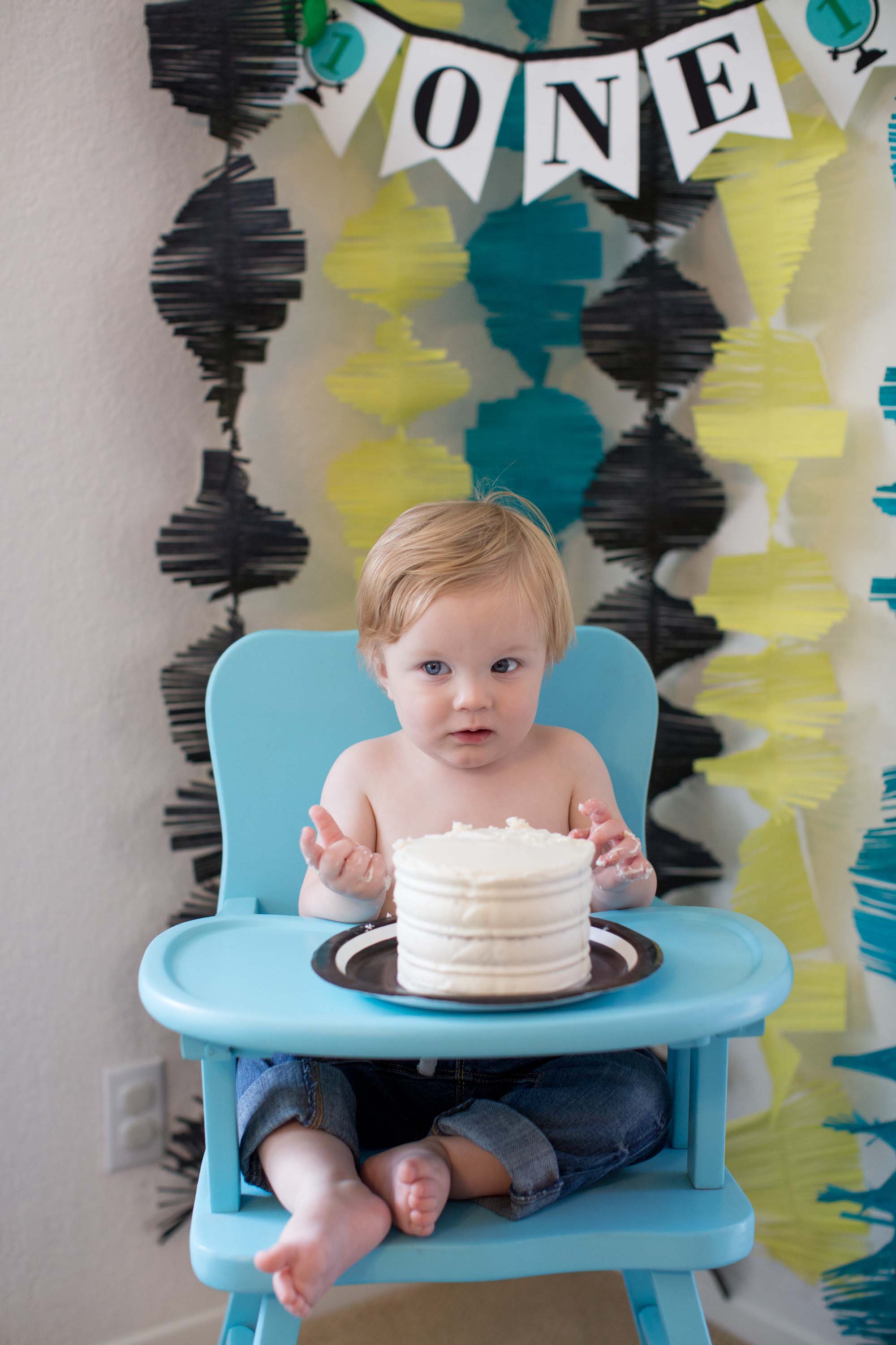 Studio Cake Smash: Baby Claire - christinarunnalsblog.com