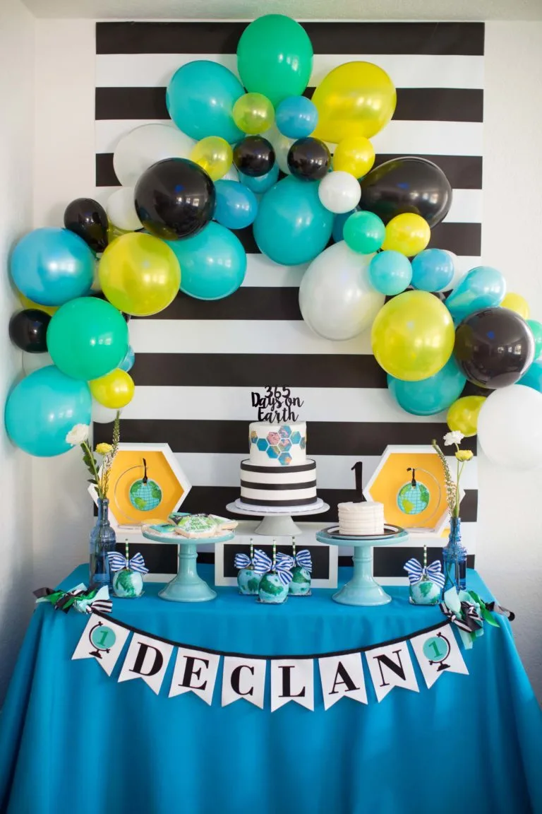 365 Days on Earth First Birthday Party - Project Nursery