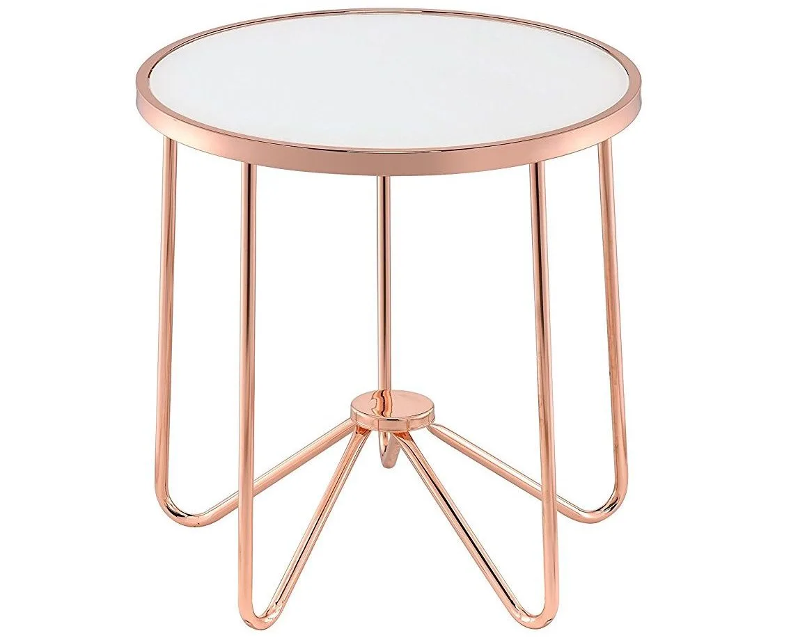 Rose Gold Accent Table 
