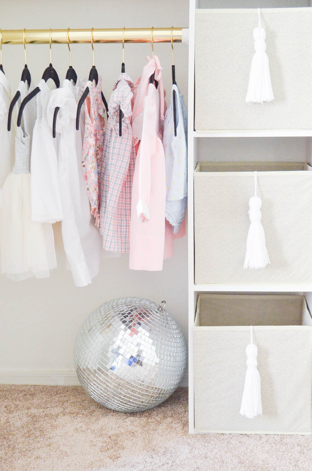 How To Create A Glam Custom Nursery Closet On A Budget Project Nursery