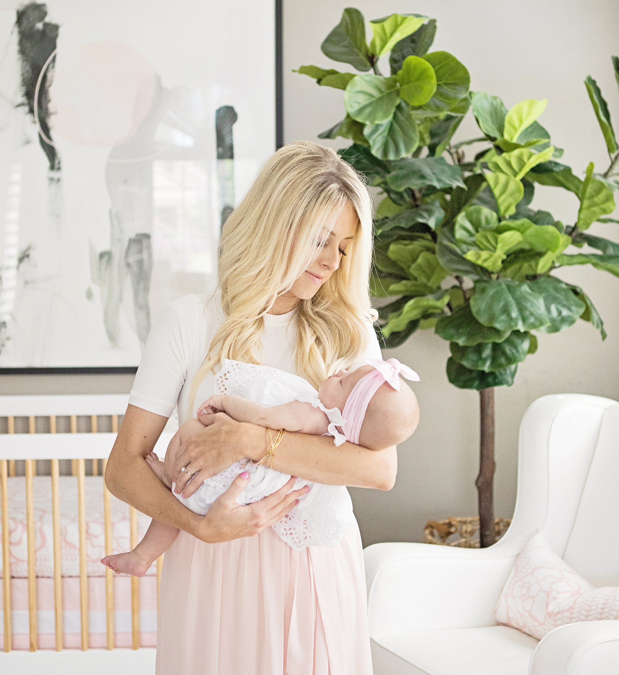 Kailee Wright Nursery with Baby Girl Harper - Project Nursery