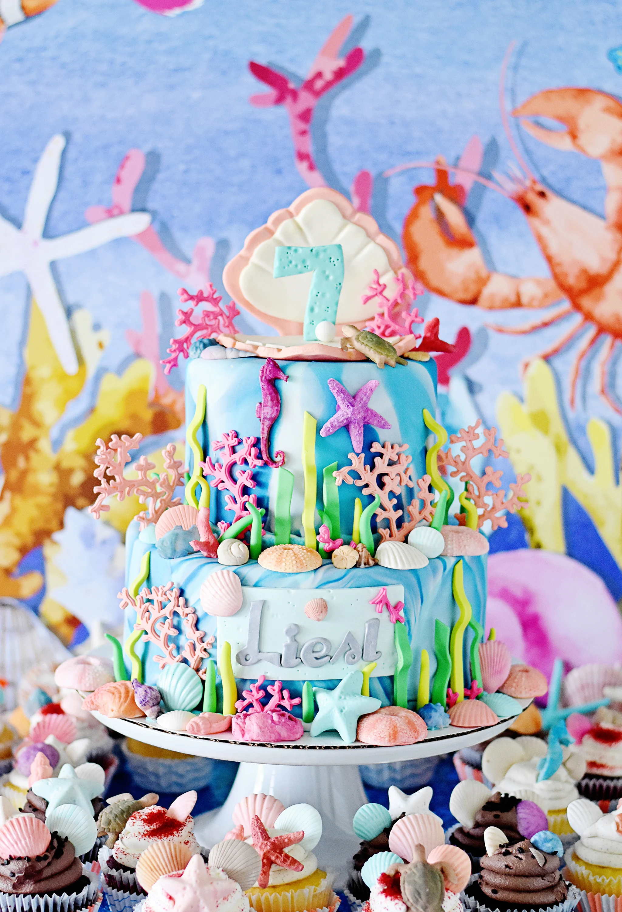 Under the Sea Birthday Cake - Project Nursery
