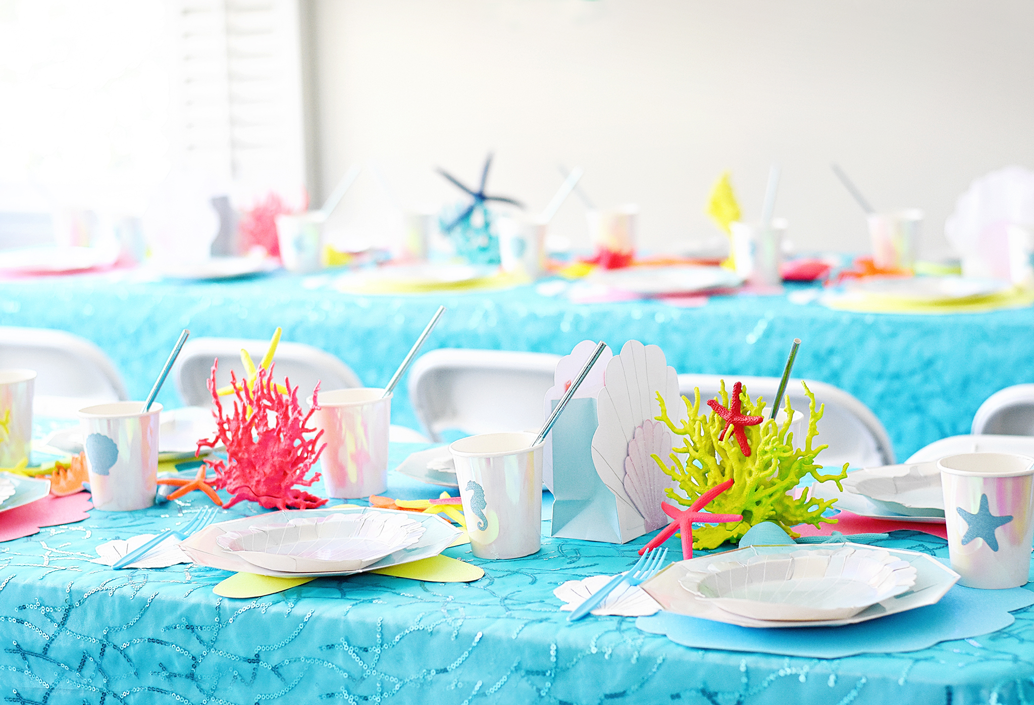 Under the Sea Birthday Party Table 