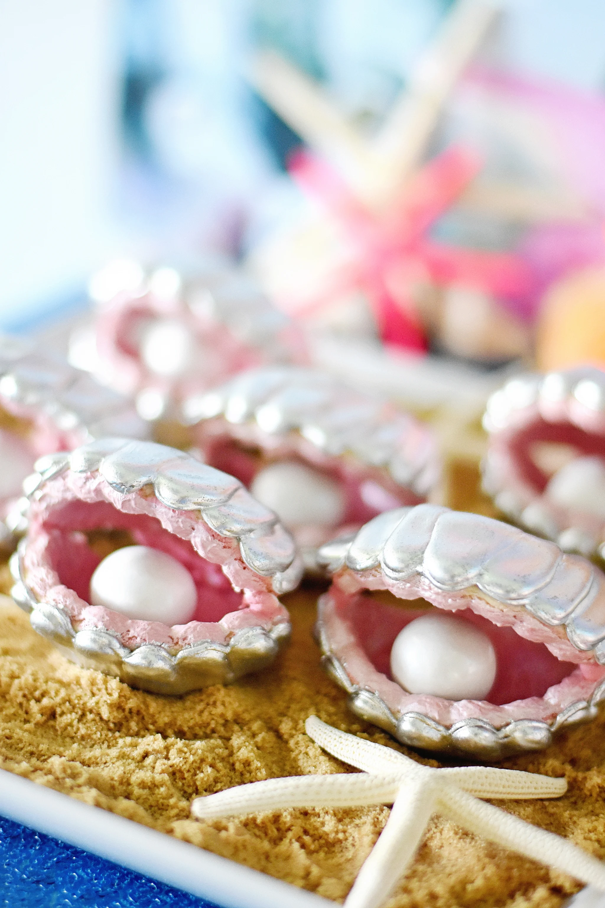 Oyster Cracker with Gumball Pearls