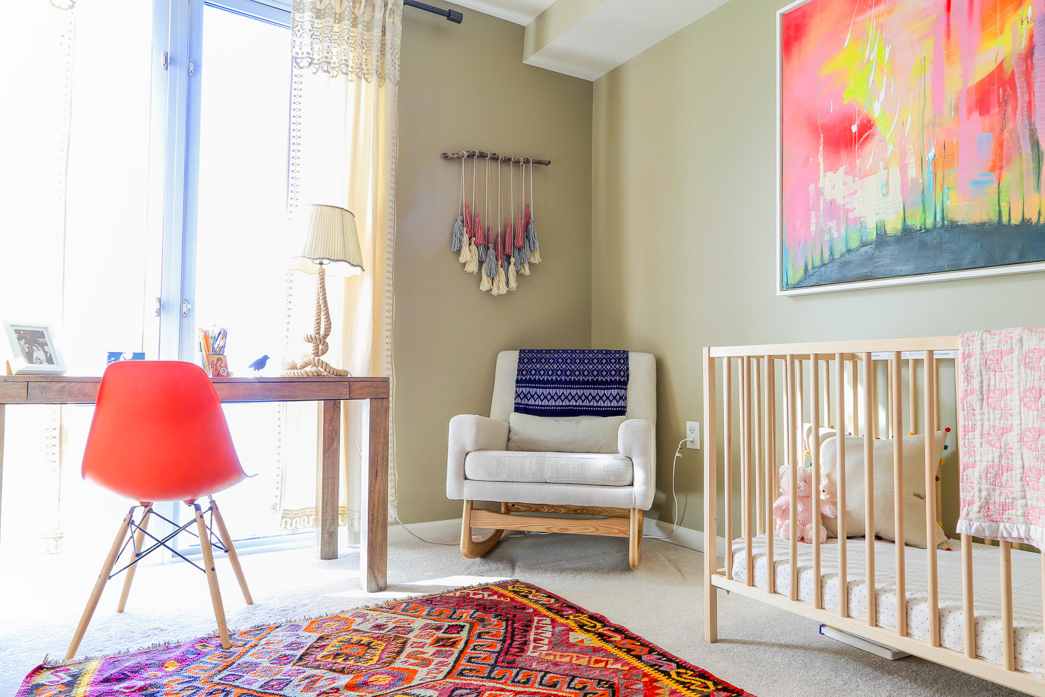 Eclectic Boho Girl's Nursery - Project Nursery