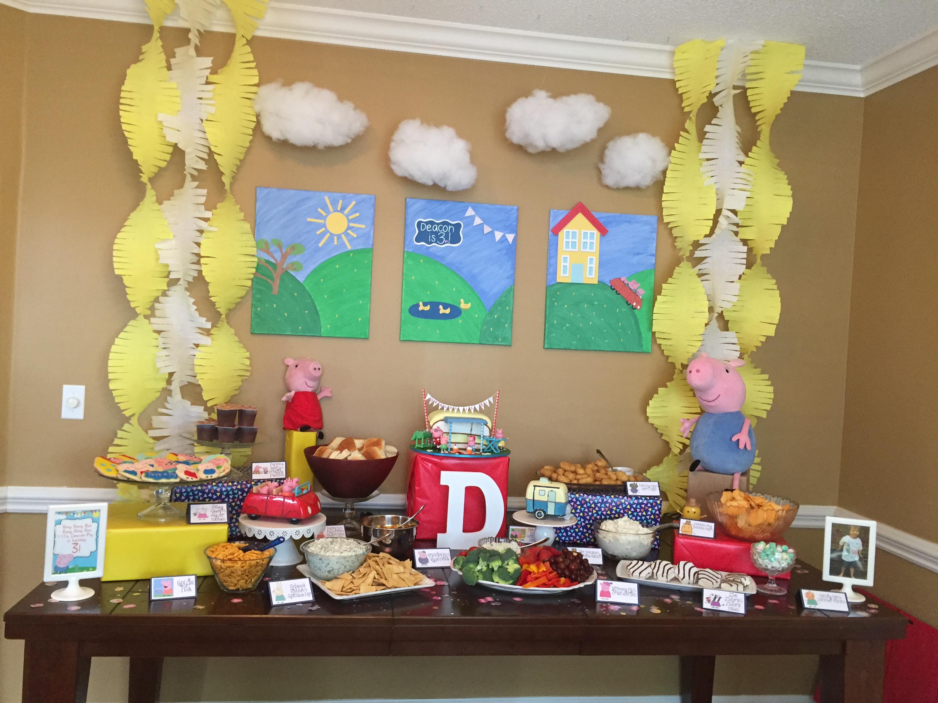 Deacon's DIY Peppa Pig 3rd Birthday Party - Project Nursery