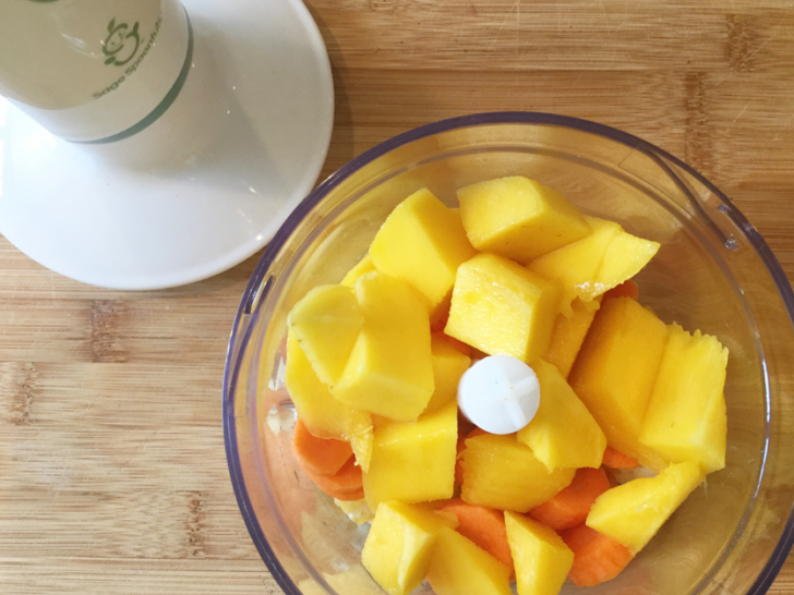Mango Orange and Carrot Baby Food Recipe