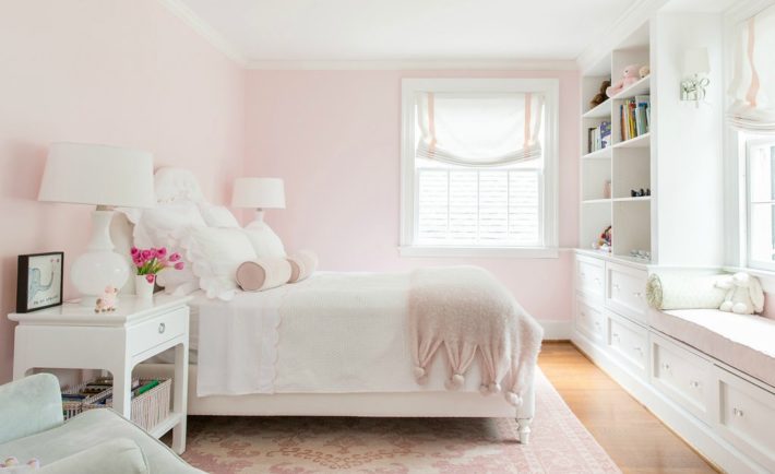 Girls Room With Window Seat