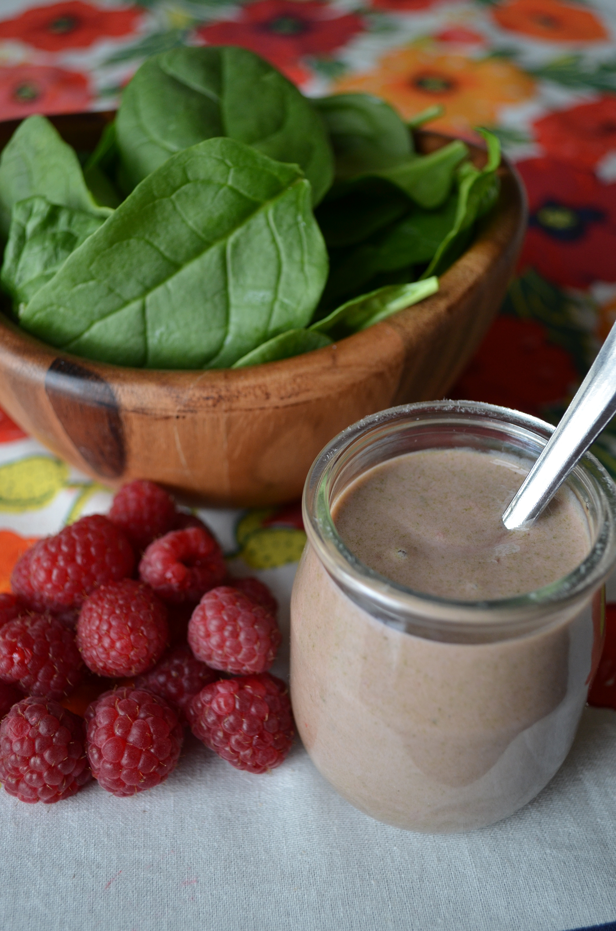 Raspberry Spinach Yogurt Blend Recipe