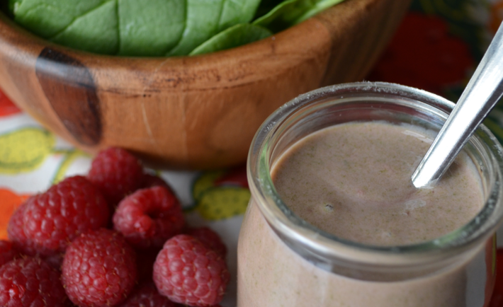 Raspberry Spinach Yogurt Blend Recipe
