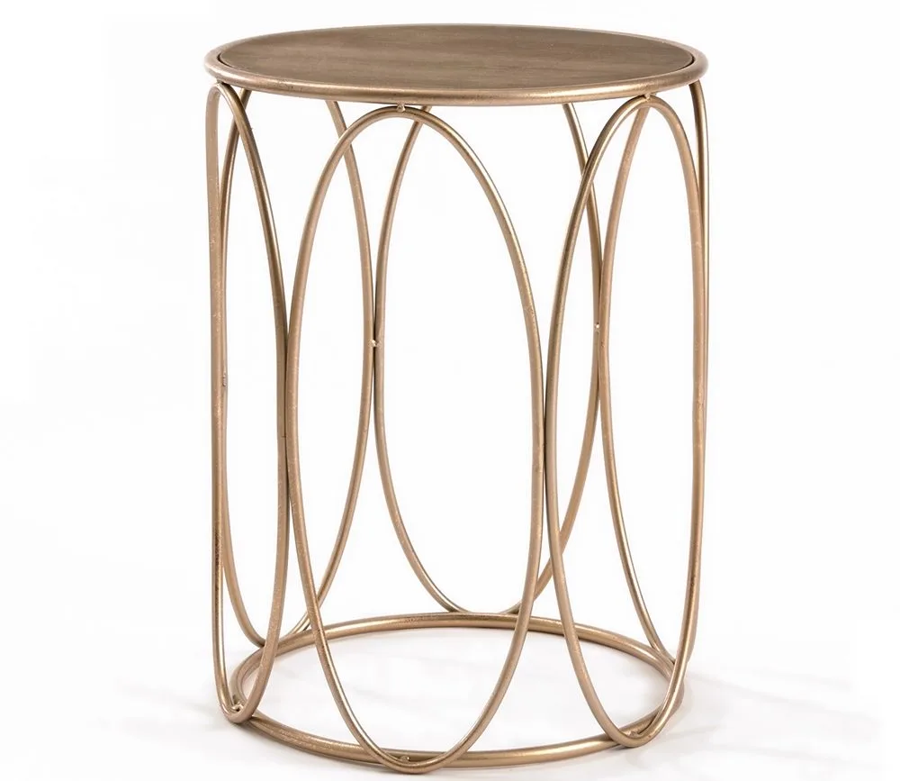 Rose Gold Accent Table