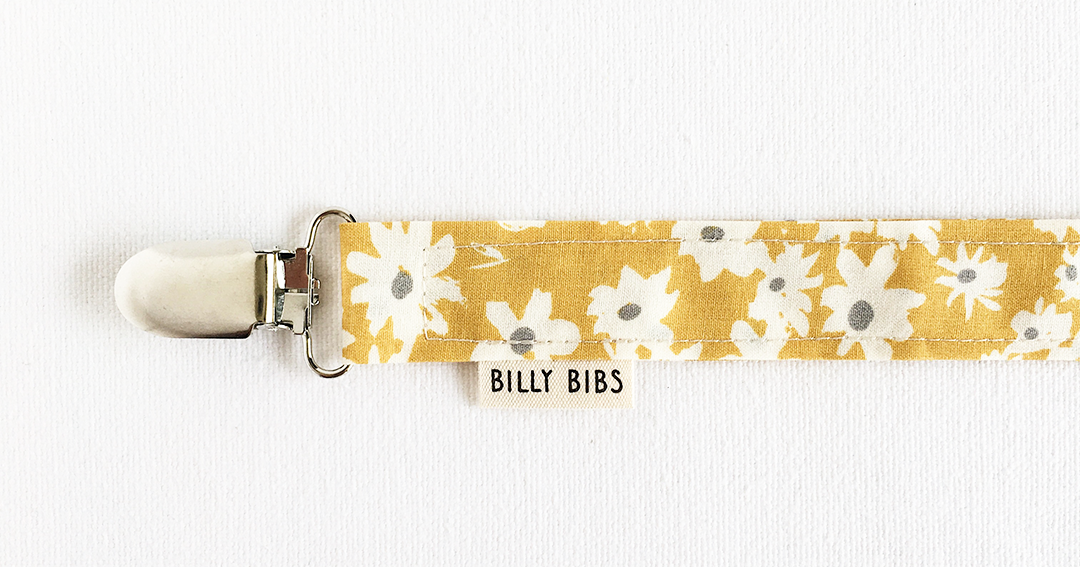 Wild Daisy Pacifier Clip - The Project Nursery Shop