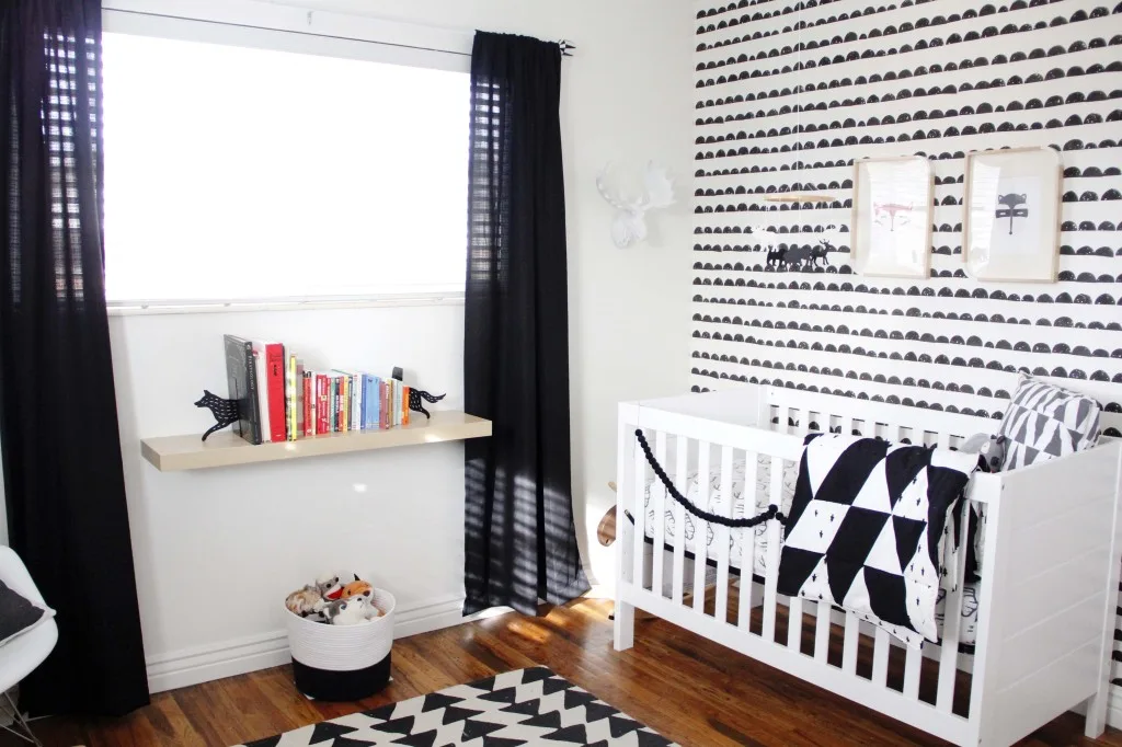 Modern Black and White Boy Nursery - Project Nursery