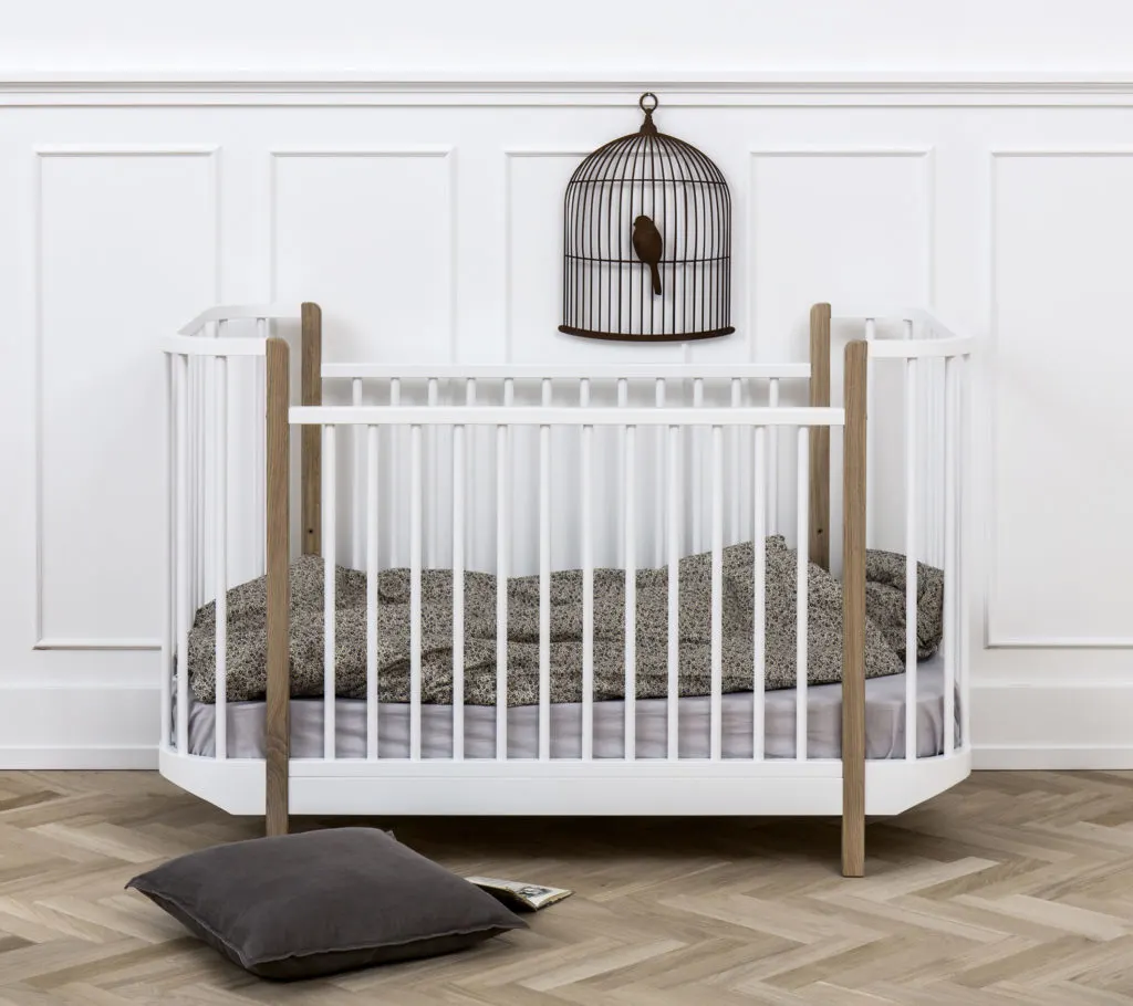 Wood Cot by Oliver Furniture