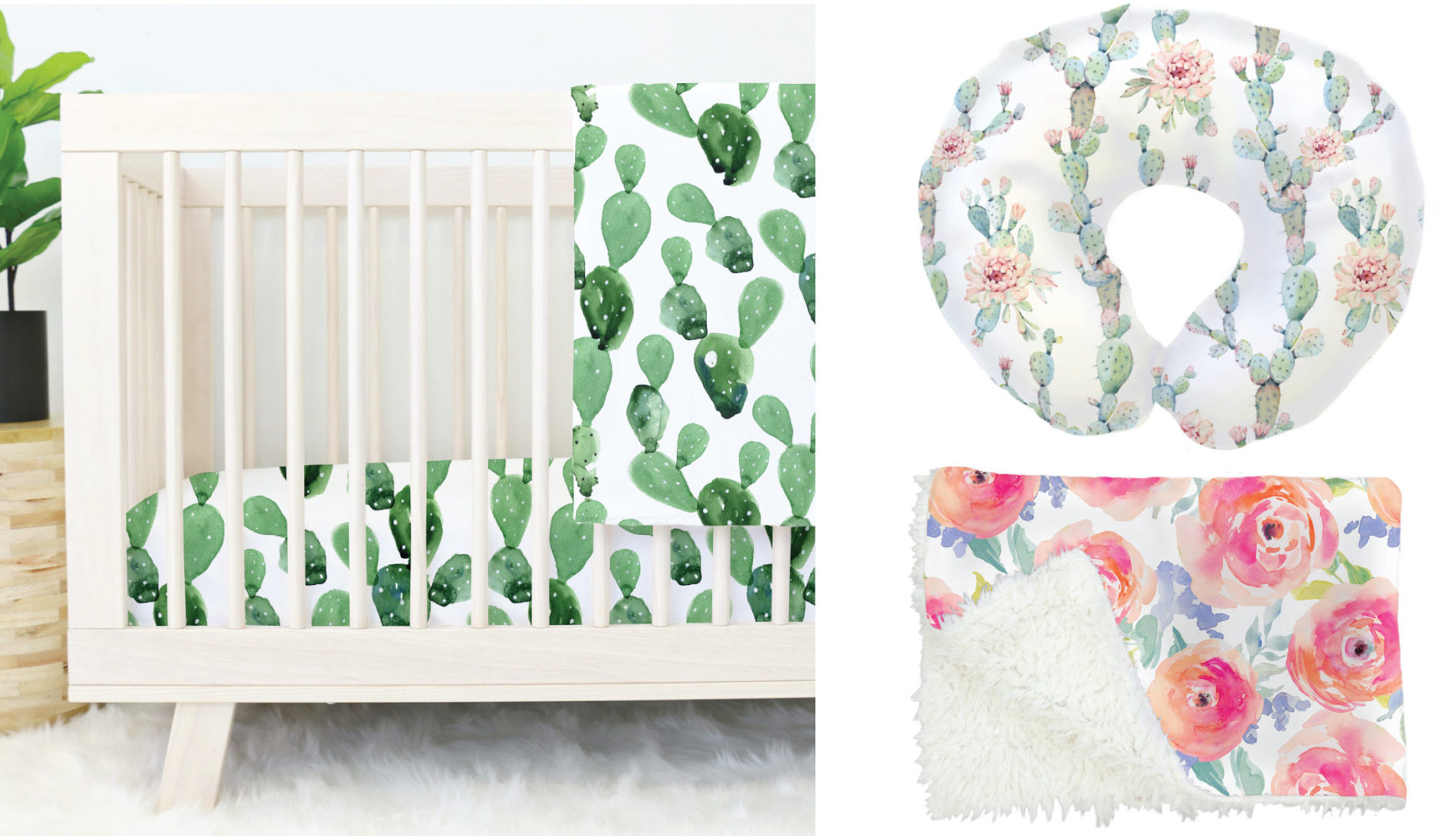 Caden Lane Watercolor Nursery Products