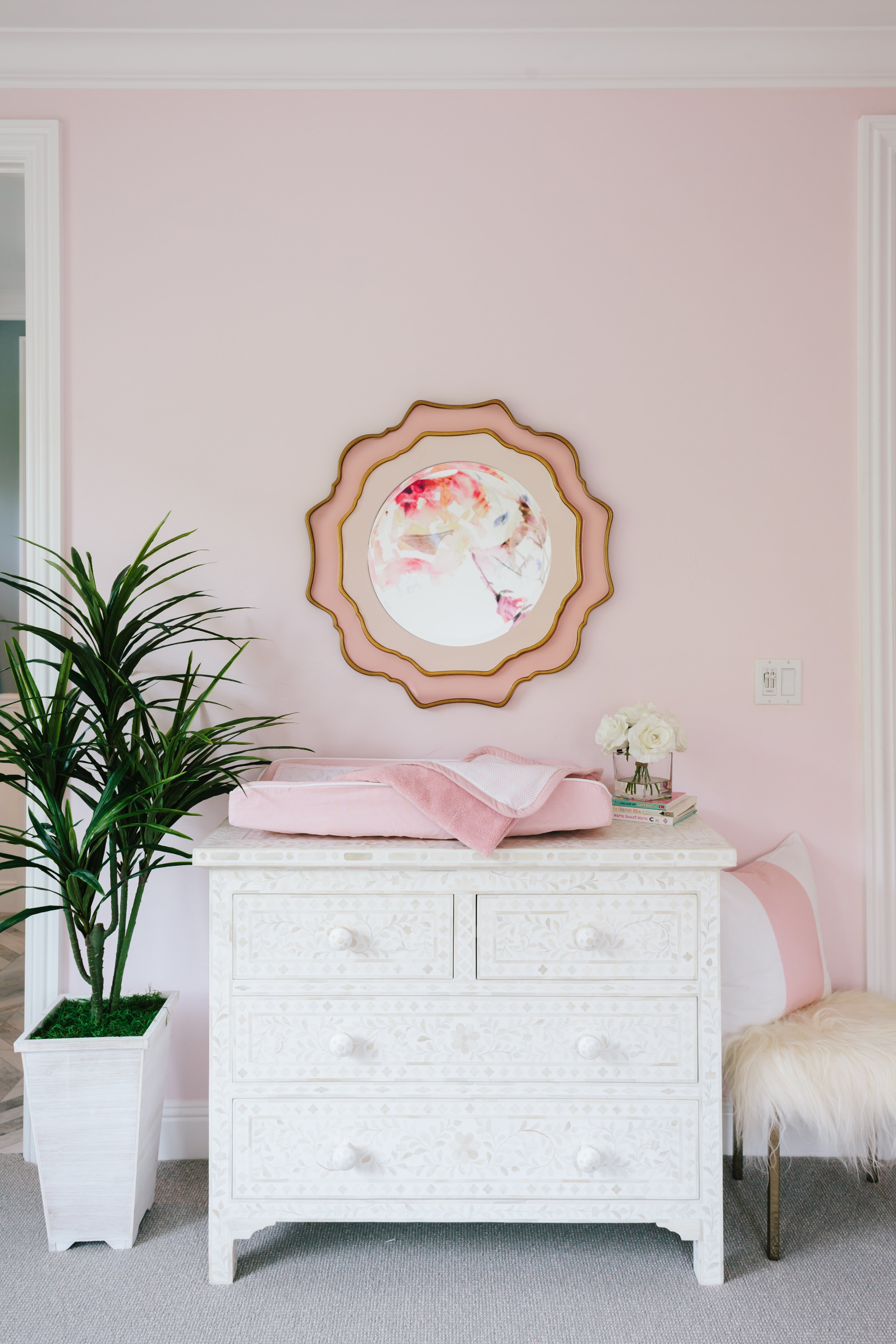 Soft Pink and White Nursery