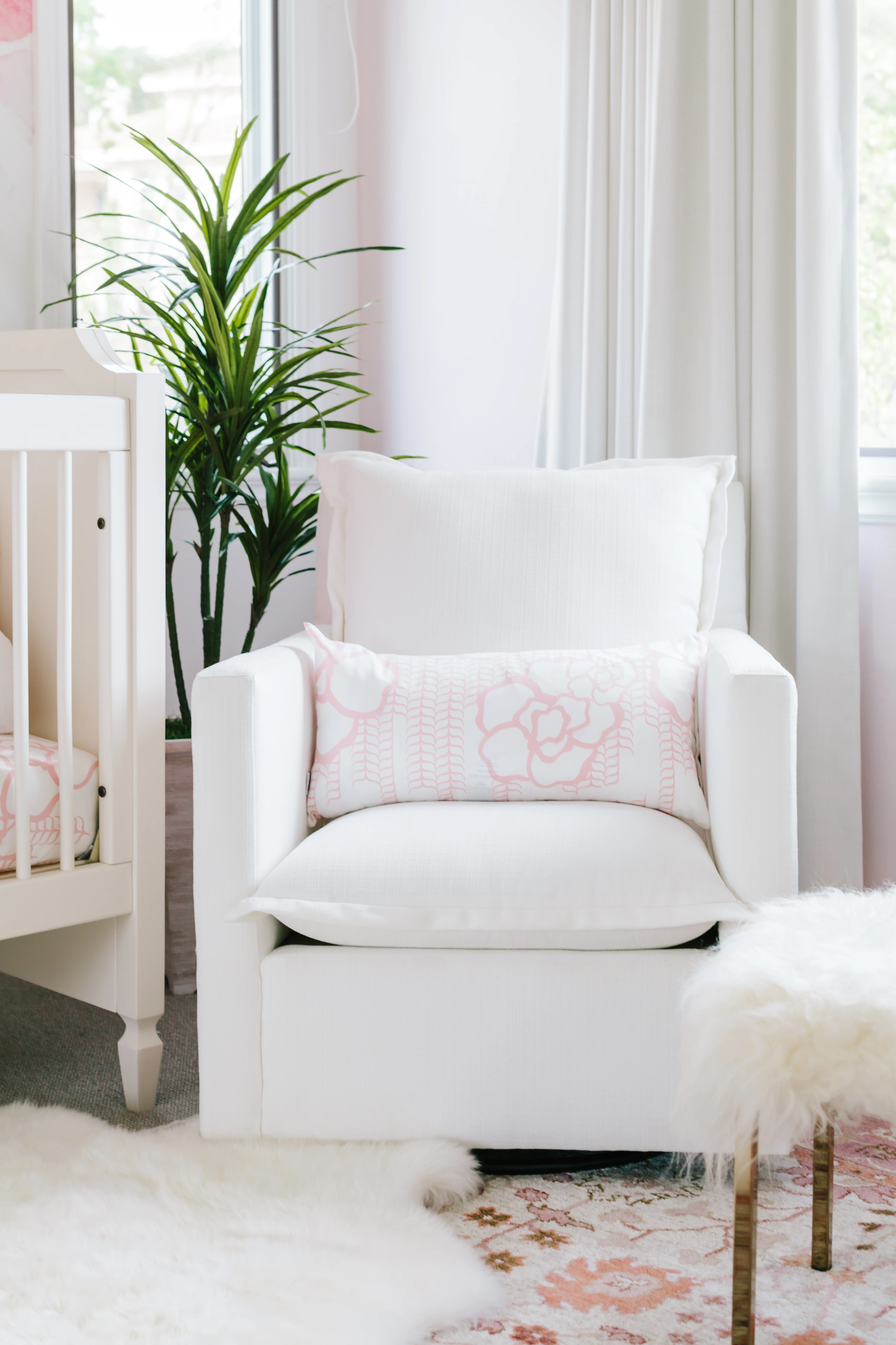 Soft Pink and White Nursery