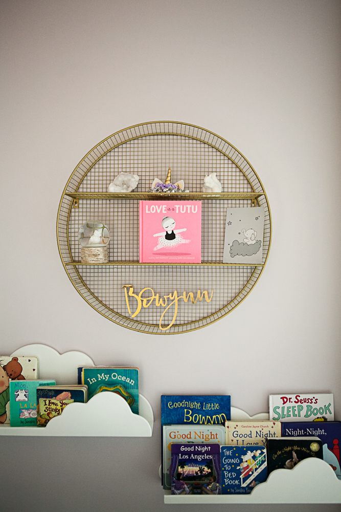 Feminine Girls Nursery Decor