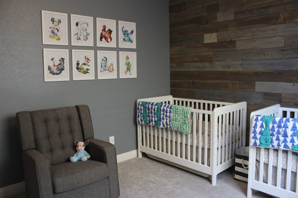 Modern Disney Twin Nursery