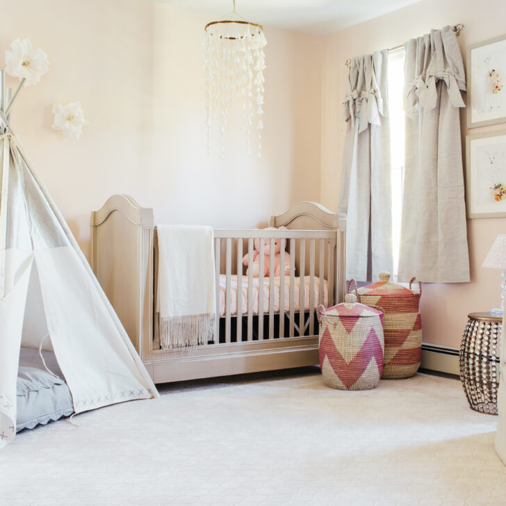 A Petal Pink Nursery for Summertime Arrival - Project Nursery