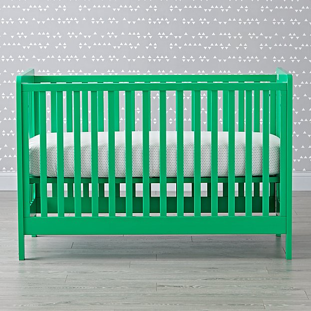 Carousel Crib in Kelly Green from The Land of Nod