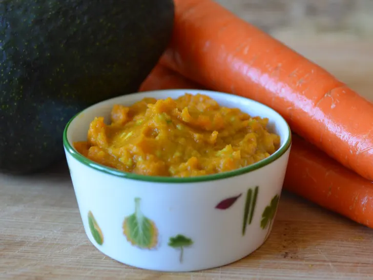 Carrot Avocado Baby Food